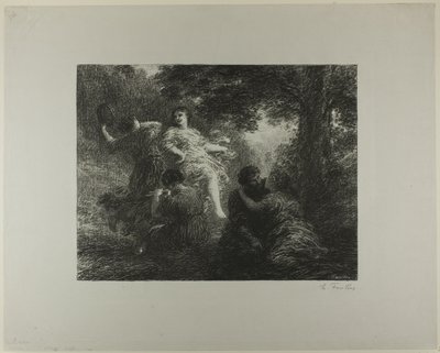 Pastoraal door Ignace Henri Jean Fantin Latour