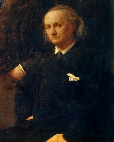 Portret van Charles Baudelaire - detail van: 