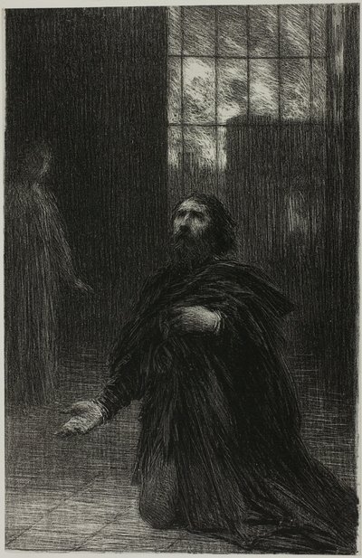 Rienzi, akte V: Het gebed van Rienzi door Henri Fantin Latour