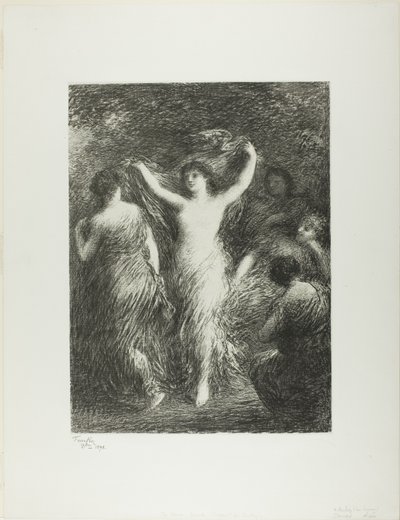 De Dans door Ignace Henri Jean Fantin Latour