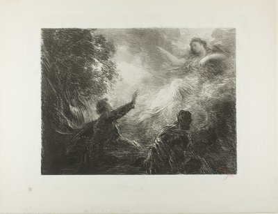 De fee van de Alpen door Ignace Henri Jean Fantin Latour