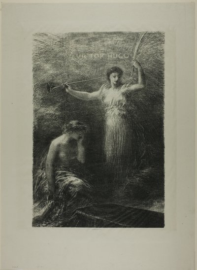 Aan Victor Hugo door Ignace Henri Jean Fantin Latour