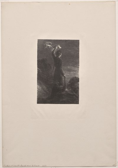 Tristan en Isolde, Act II: Signaal in de Nacht door Ignace Henri Jean Fantin Latour