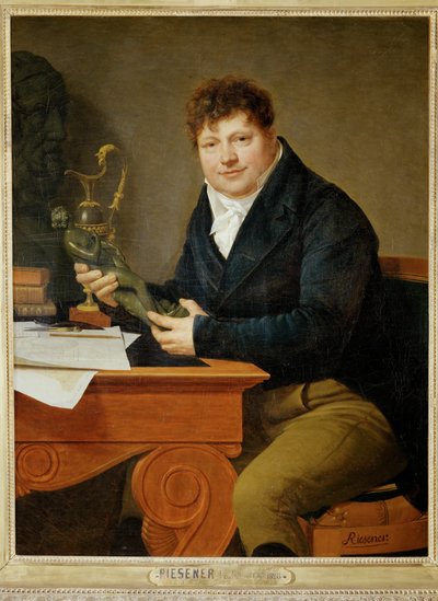 Antoine-Andre Ravrio, Keizerlijk bronssmid, neef van de kunstenaar ... door Henri Francois Riesener