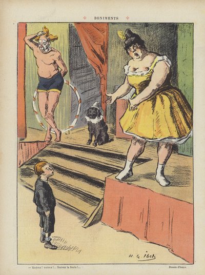 Illustratie voor Le Rire door Henri Gabriel Ibels