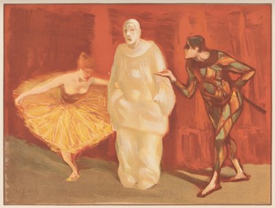 Pantomime door Henri Gabriel Ibels