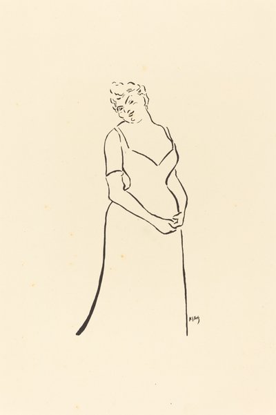 Paula Brebion? door Henri Gabriel Ibels