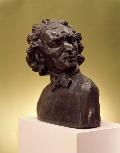 Alfred Wolmark door Henri Gaudier Brzeska