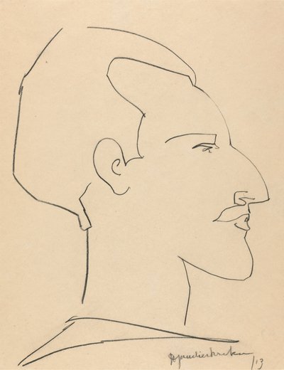 Horace Brodsky door Henri Gaudier Brzeska