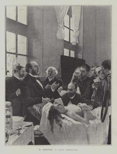 Voor de Operatie door Henri Gervex