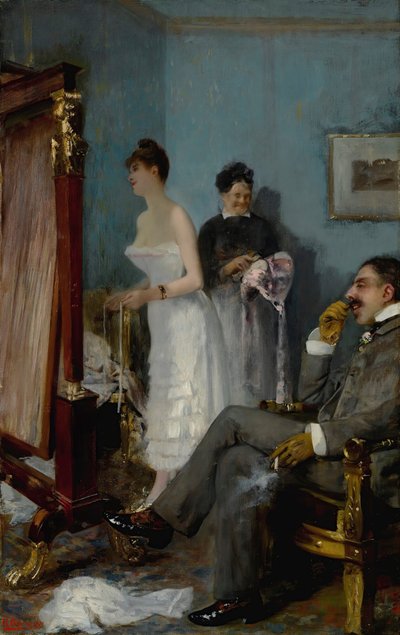 Nana door Henri Gervex