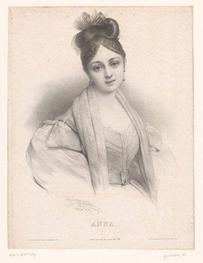 A van Anna door Henri Grevedon