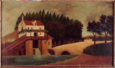De Molen, ca. 1896 door Henri J.F. Rousseau
