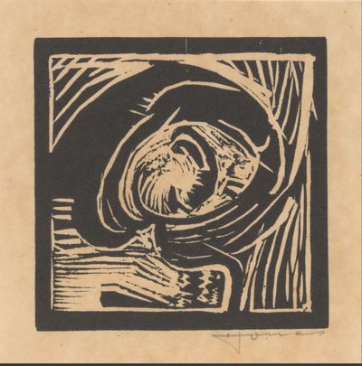 Kop van een figuur door Henri Jonas (signed by artist)