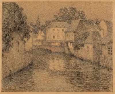 Landschap door Henri Le Sidaner