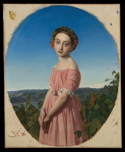 Faustine Léo (1832-1865) door Henri Lehmann
