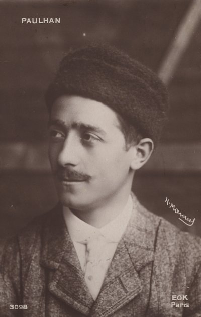 Louis Paulhan (z/w foto) door Henri Manuel