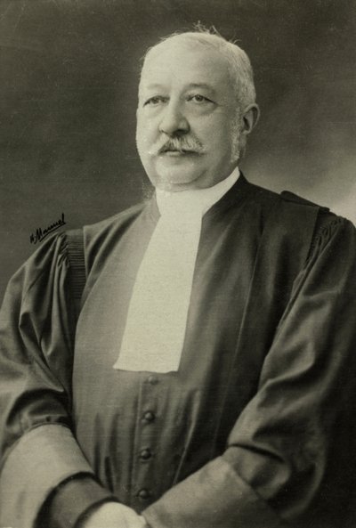 Portret van Albert Salle (foto) door Henri Manuel