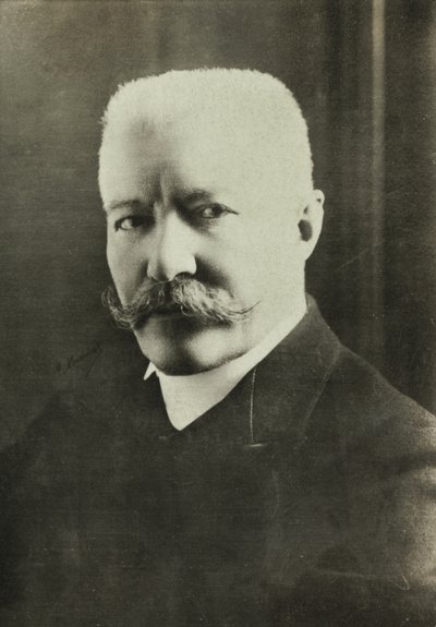 Portret van Charles Jonnart , ambassadeur bij het Vaticaan in 1921 (foto) door Henri Manuel