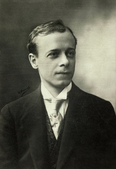 Portret van Clement Vautel (foto) door Henri Manuel