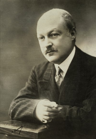 Portret van Fernand Vanderem (foto) door Henri Manuel