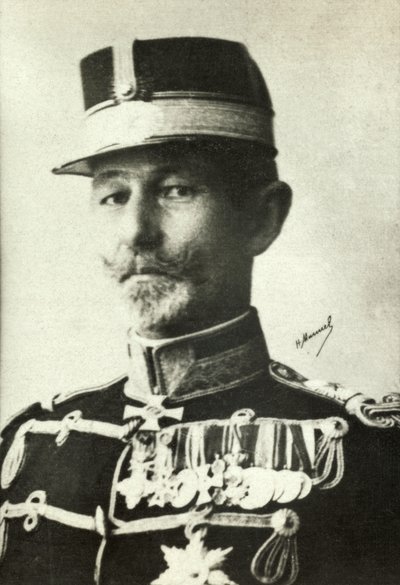 Portret van generaal Alexandre Averesco (foto) door Henri Manuel