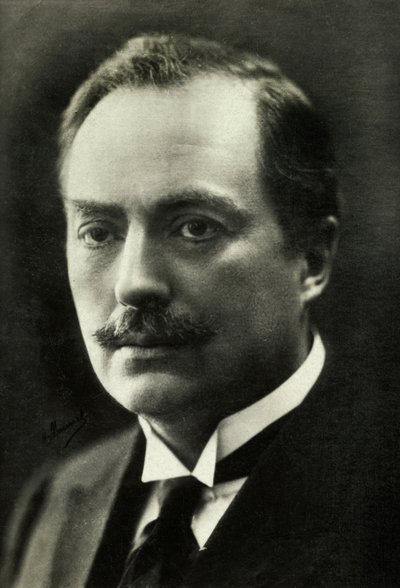 Portret van Ludovic Naudeau (foto) door Henri Manuel