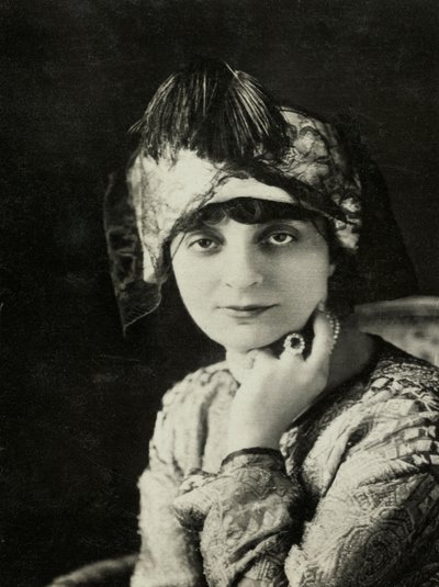Portret van de gravin van Noailles (foto) door Henri Manuel