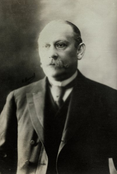 Portret van Markies de Segur (foto) door Henri Manuel