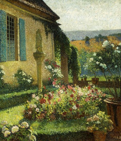 De Tuin van de Kunstenaar door Henri Martin