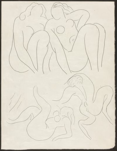 Een Faun in de namiddag, plaat vijftien uit Poesies de Mallarmé door Henri Matisse
