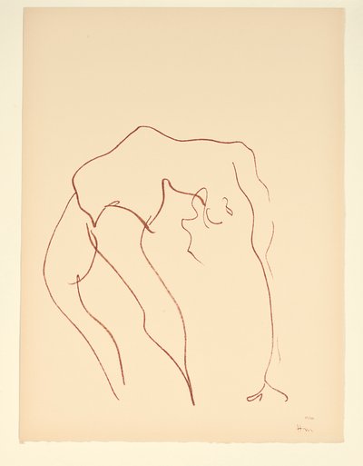 Acrobatische danser door Henri Matisse
