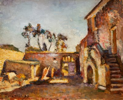 Binnenplaats van de molen van Ajaccio door Henri Matisse