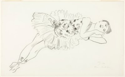 Danser Reclining, uit Ten Dancers door Henri Matisse