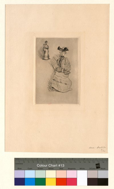 Twee vrouwen in zakelijke kleding door Henri Matisse