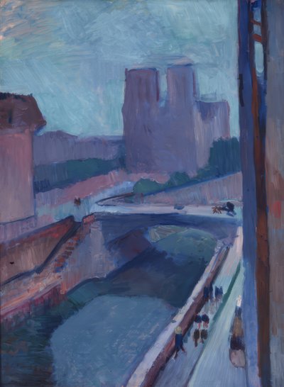 Kathedraal Notre-Dame in Parijs op een late namiddag door Henri Matisse