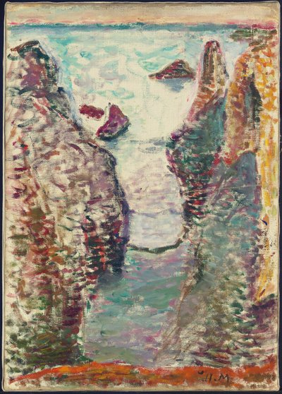 Kliffen, Belle-Île door Henri Matisse
