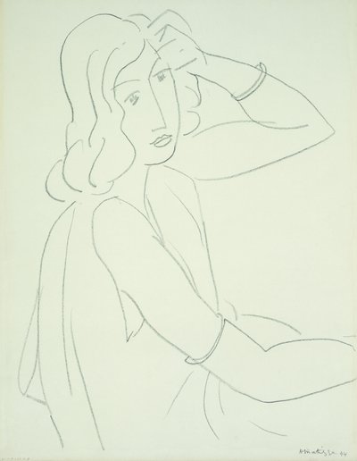 Vrouw met armbanden door Henri Matisse