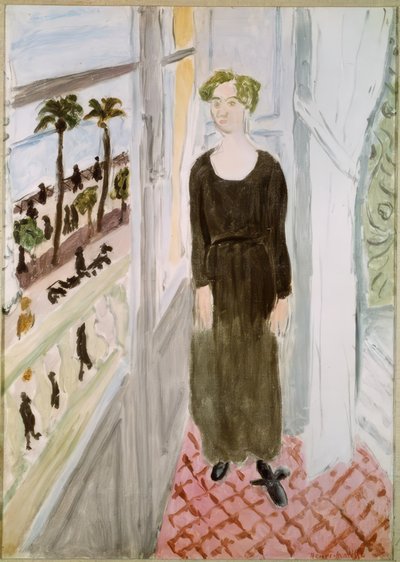 Vrouw bij het raam, Nice door Henri Matisse