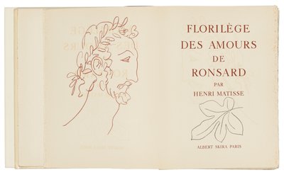 Een selectie uit de Amours van Ronsard door Henri Matisse