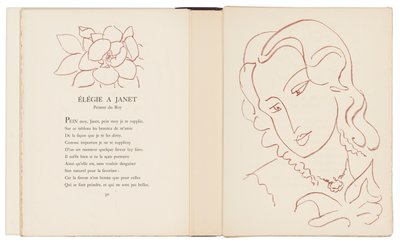 Een selectie uit de Amours van Ronsard door Henri Matisse
