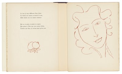 Een selectie uit de Amours van Ronsard door Henri Matisse