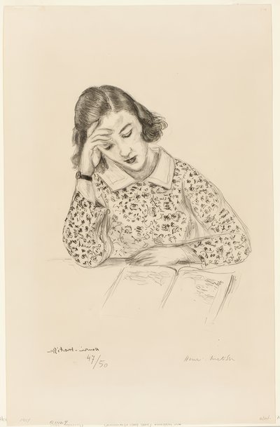 Meisje Lezen door Henri Matisse