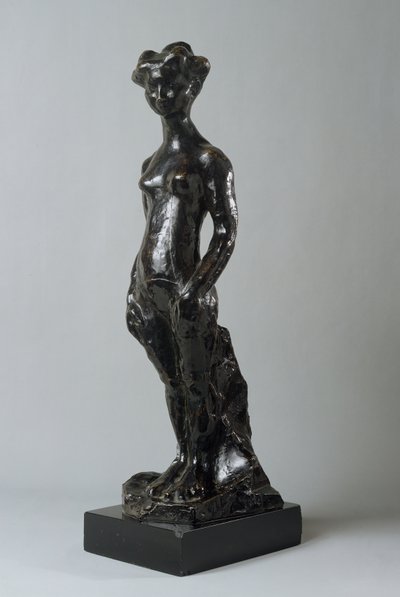 Staand meisje, armen langs haar zij door Henri Matisse