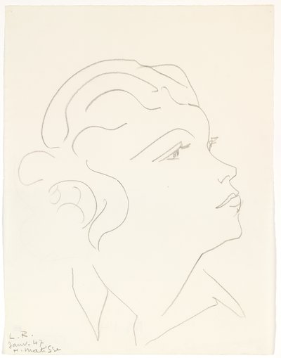 Hoofd L.R. door Henri Matisse