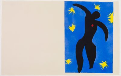 Icare, c.1943 (pochoir gedrukt in kleureninkt op velijnpapier) door Henri Matisse