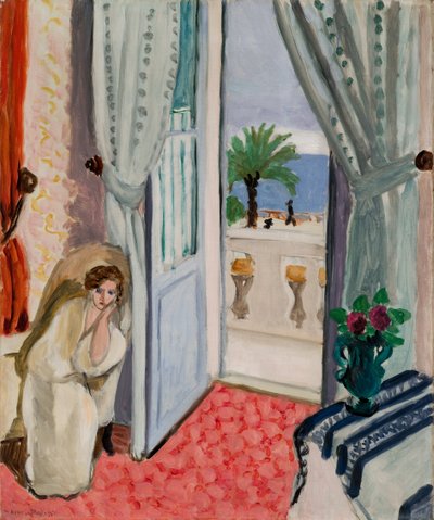 Interieur in Nice, c.1919 (olieverf op doek) door Henri Matisse