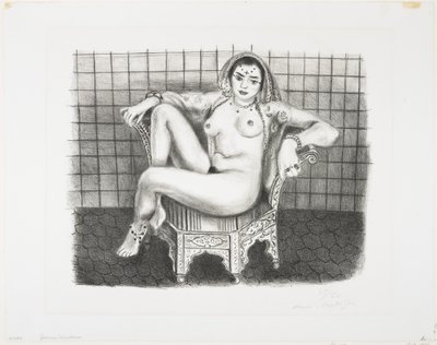 Jonge Hindoestaanse Odaliske door Henri Matisse
