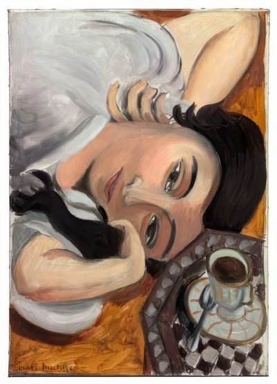 Laurette met een kopje koffie door Henri Matisse