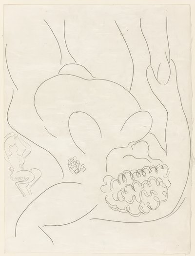 Le Pitre Châtié, plaat vier uit Poesies de Mallarmé door Henri Matisse